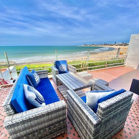 Splendid Beachfront Villa In Sidi Bouzid Beach With Pool Douar Ourlali Exterior foto