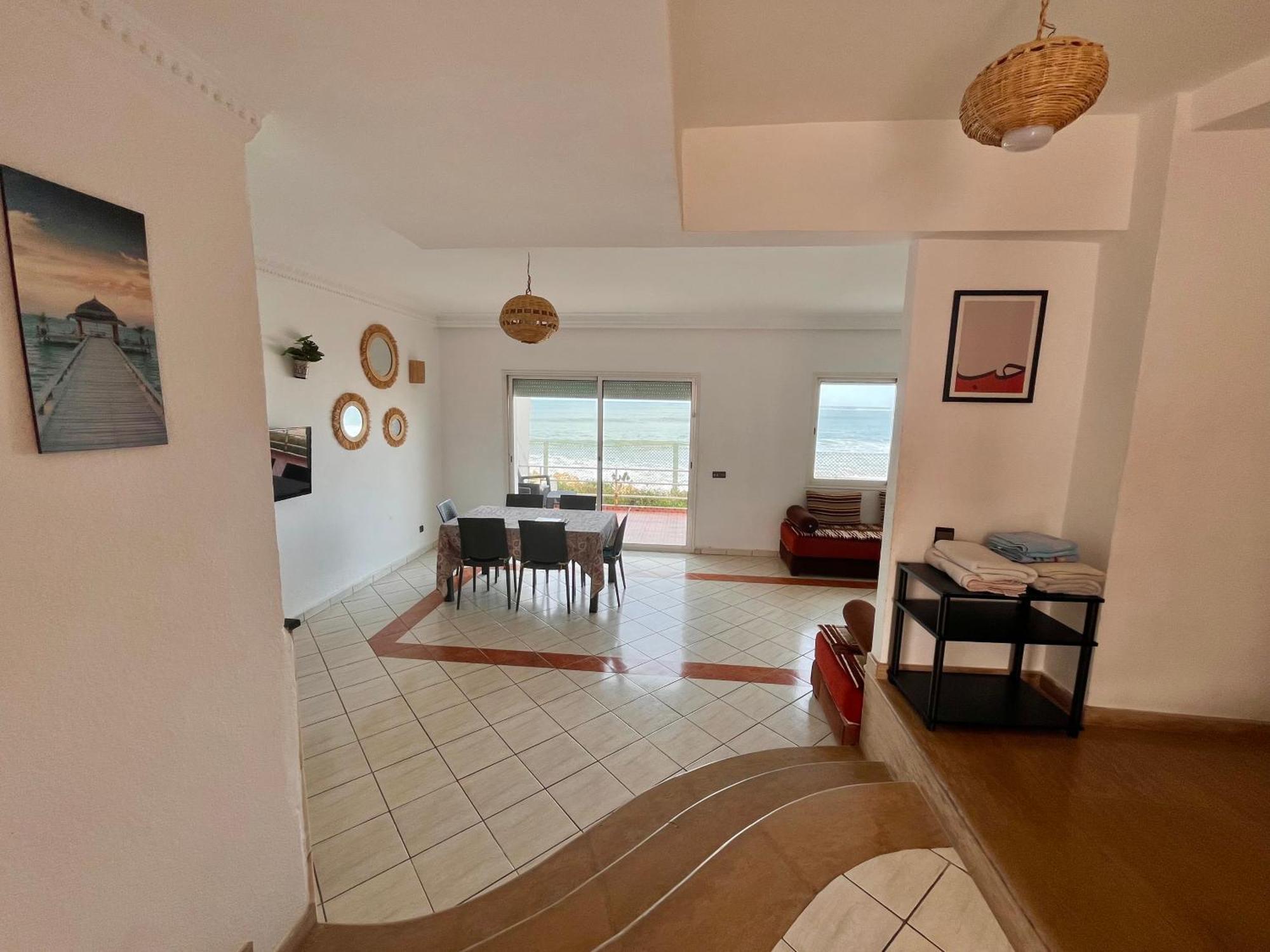 Splendid Beachfront Villa In Sidi Bouzid Beach With Pool Douar Ourlali Exterior foto