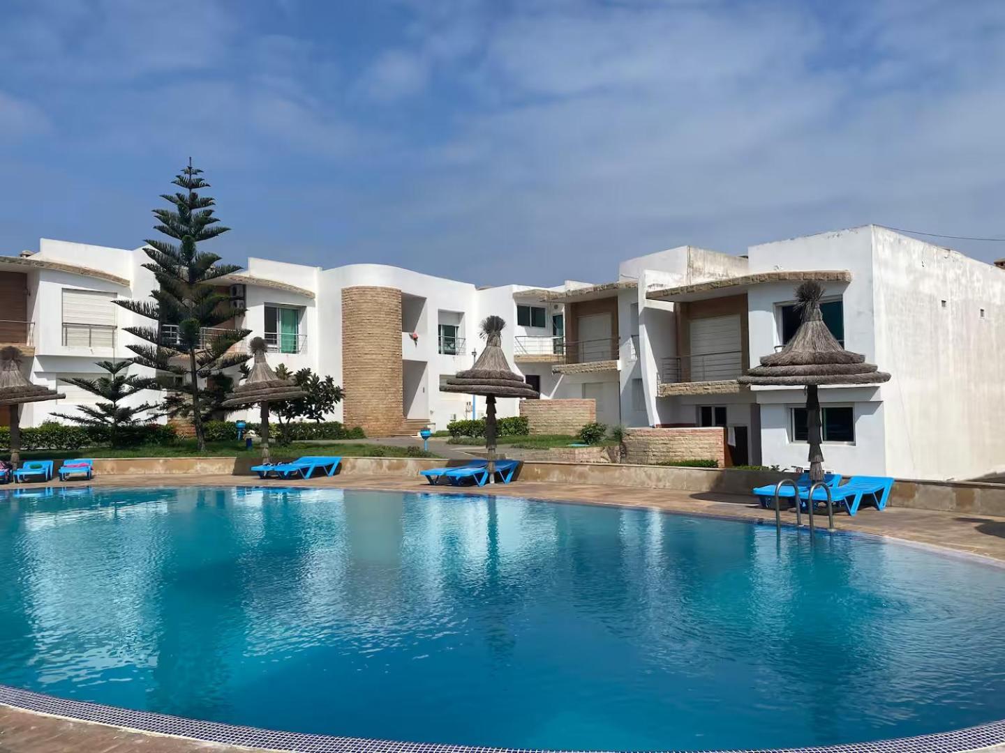 Splendid Beachfront Villa In Sidi Bouzid Beach With Pool Douar Ourlali Exterior foto
